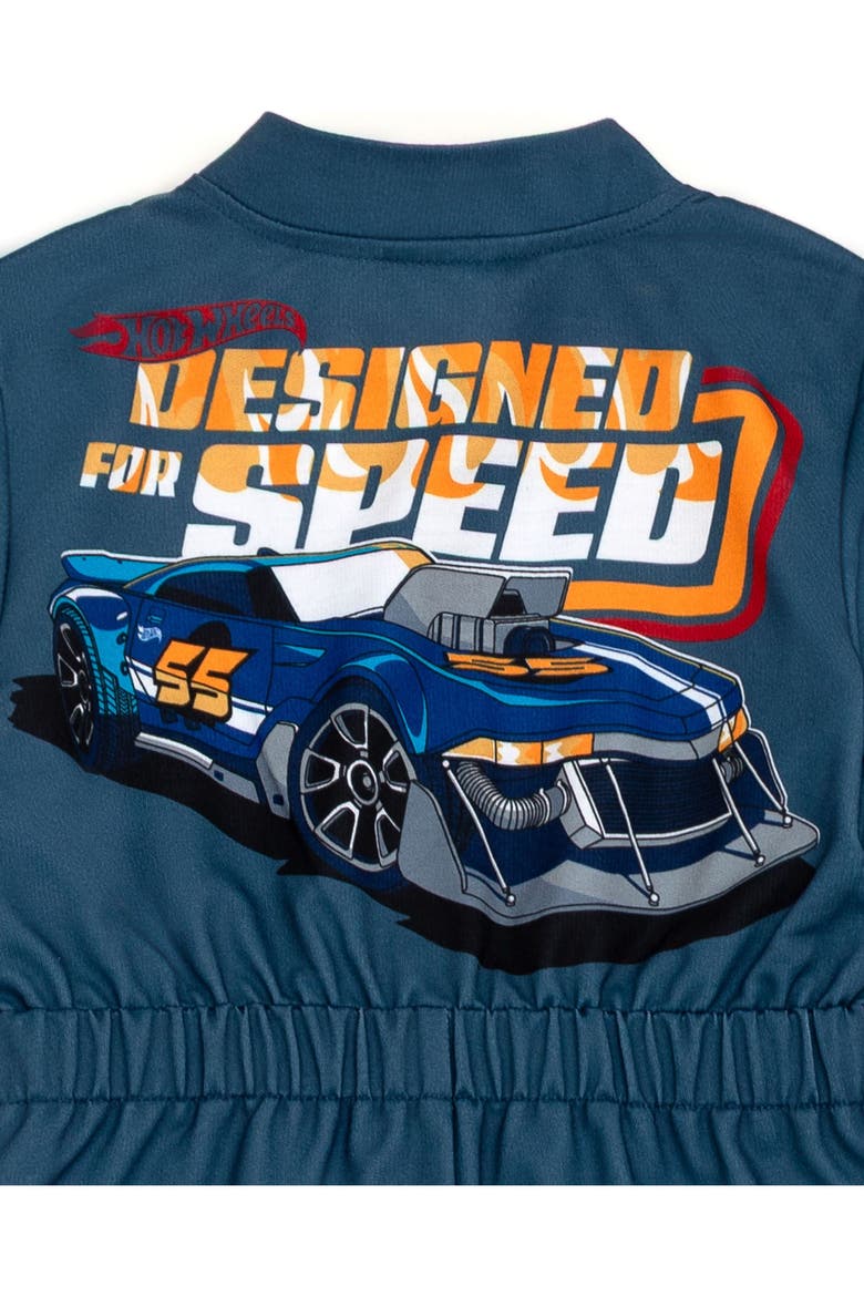 Racing One Piece Outfit, Alternate, color, Navy Blue