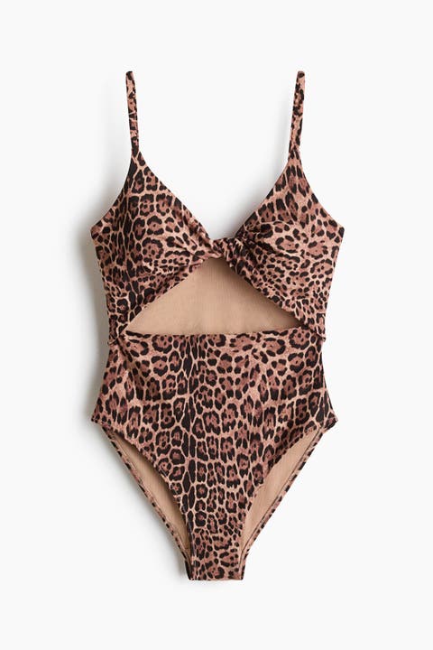 Padded-cup High Leg Swimsuit