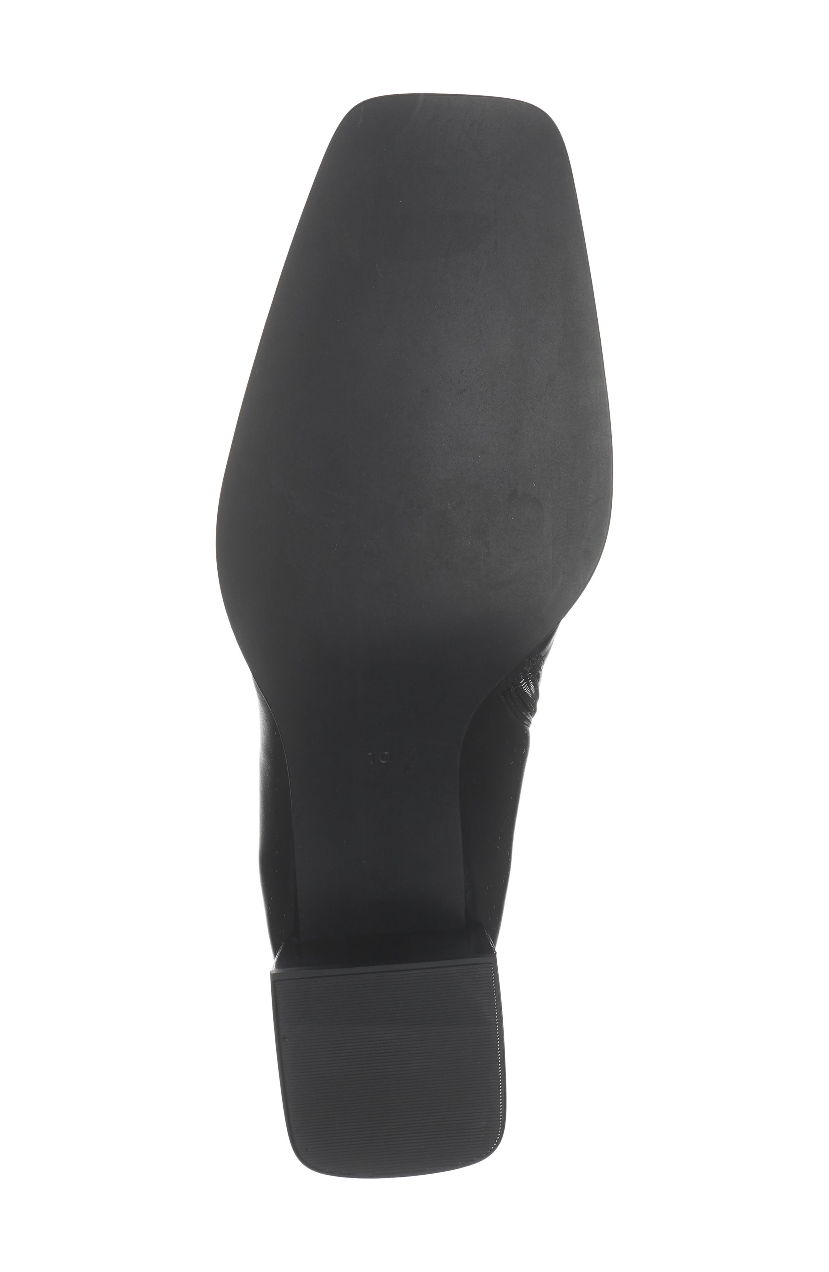 Jeffrey Campbell Reelz Leather Ankle Boot, Alternate, color, Black