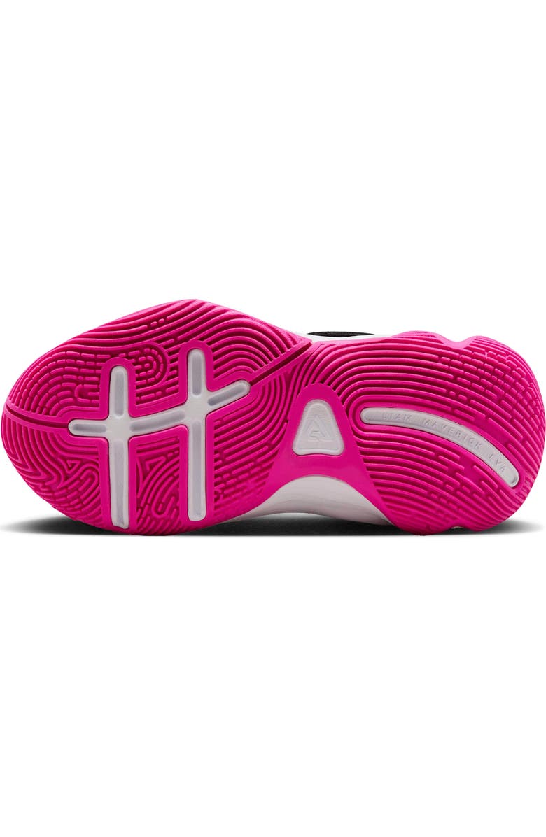 Nike Kids' Giannis Immortality 4 Basketball Shoe, Alternate, color, Black/ Laser Fuchsia/ White