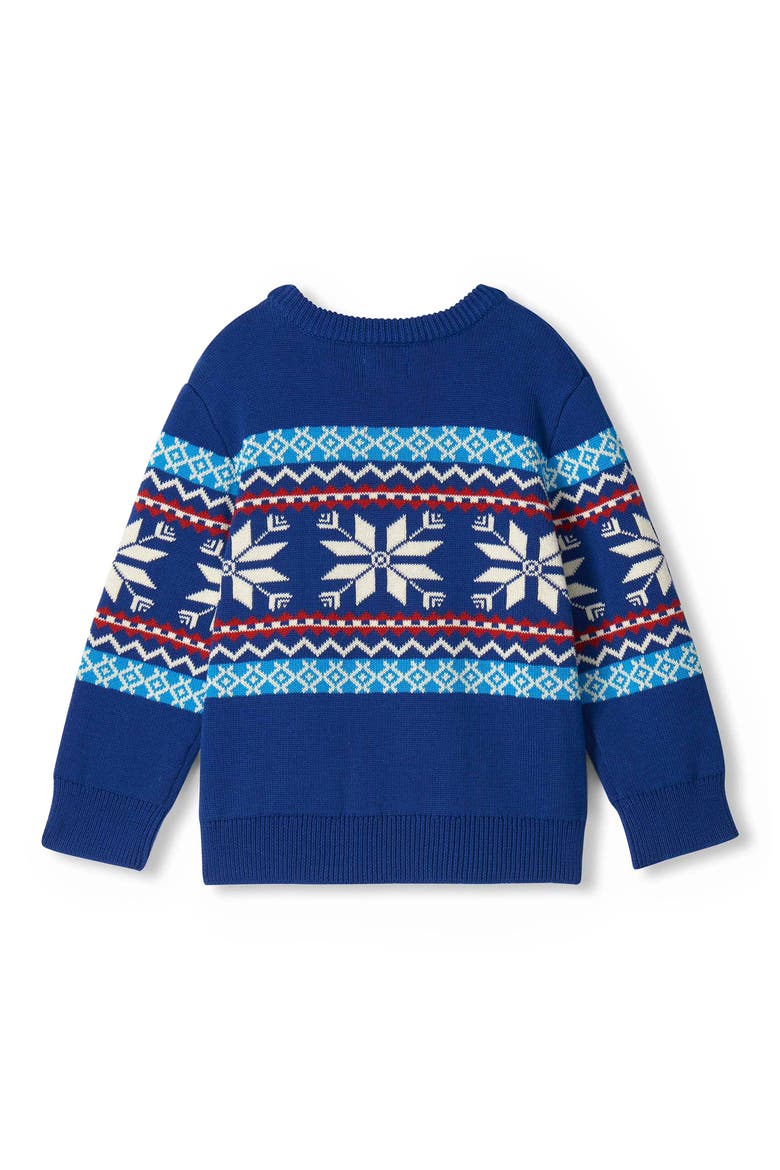 Kids' Winter Fair Isle Sweater, Alternate, color, LIMOGES