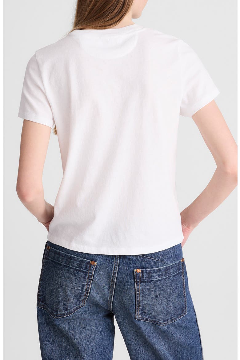 The Relaxed Cotton Jersey T-Shirt, Alternate, color, WHITE
