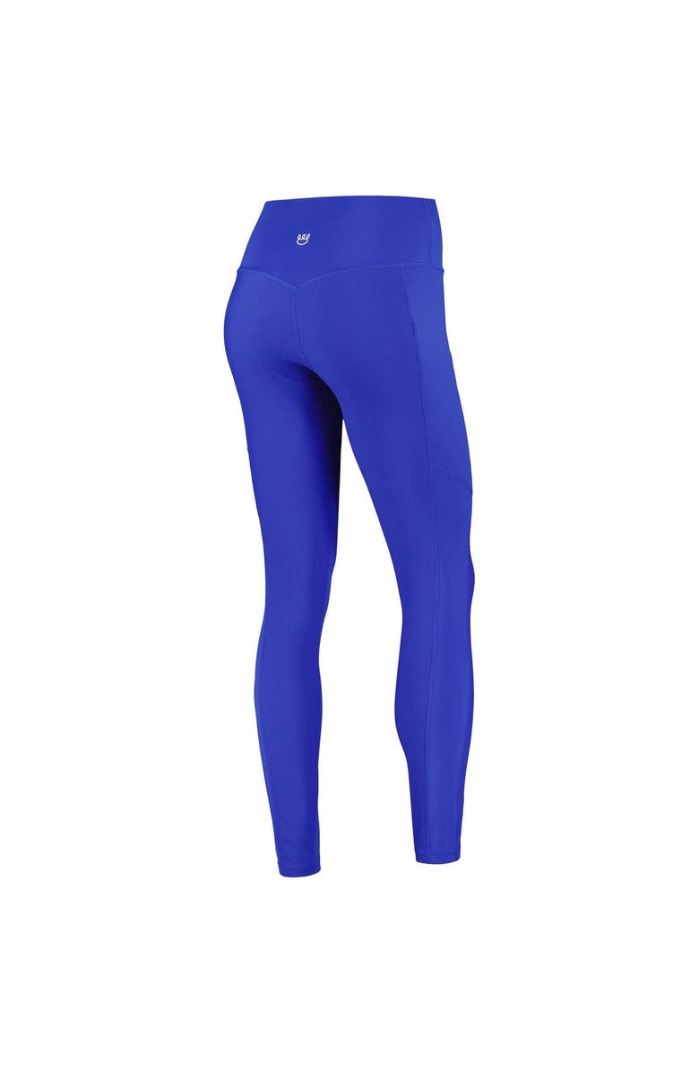 KADYLUXE Women's  Royal Kentucky Wildcats 7/8 Mixed Media Pocket iLeggings, Alternate, color, 