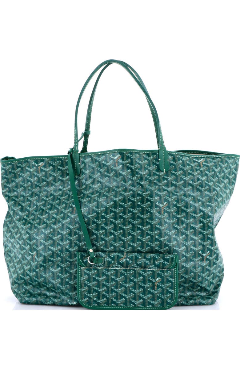 Pre-Owned Goyard Saint Louis Tote Coated Canvas GM, Alternate, color, Green