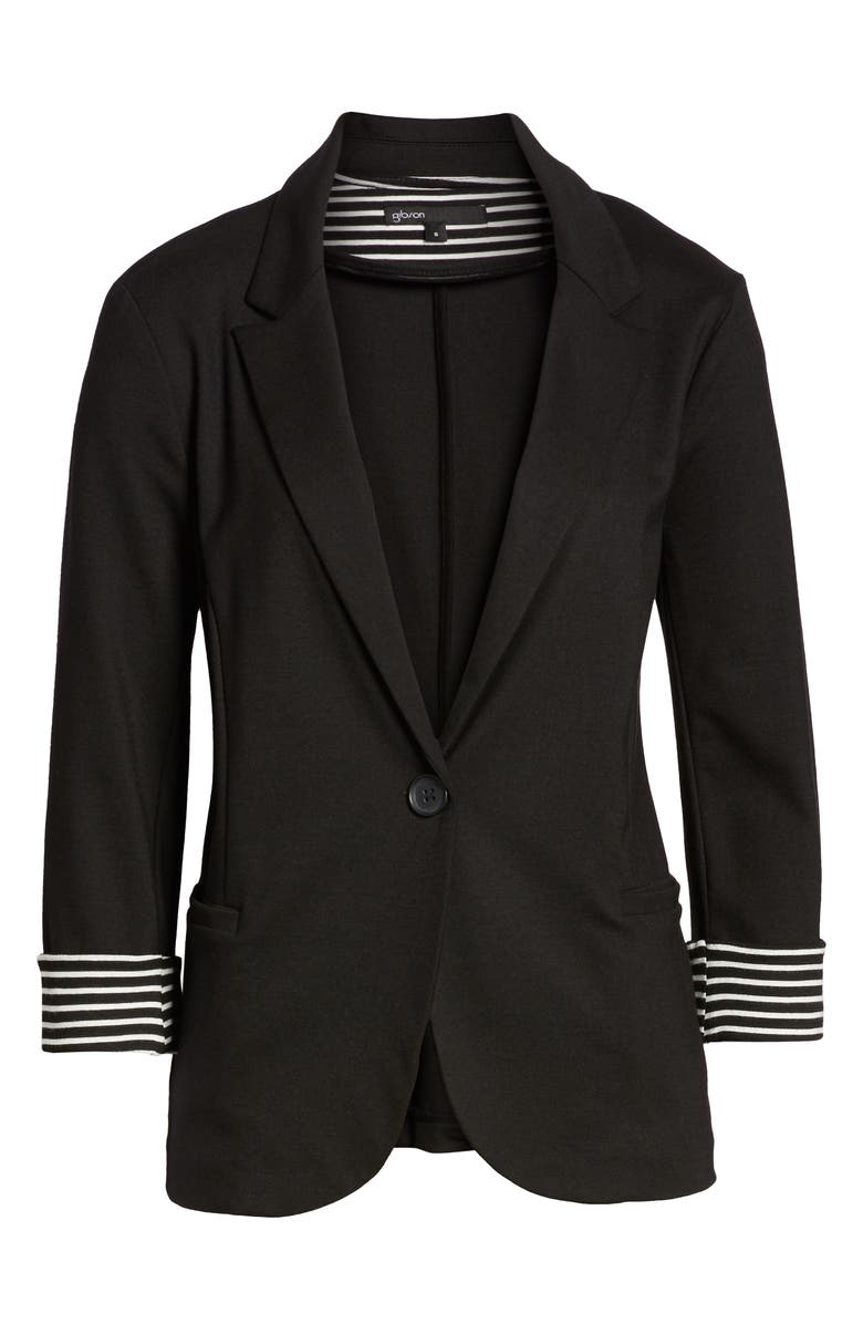 GIBSONLOOK Gibson Roll Sleeve Knit Blazer, Alternate, color,