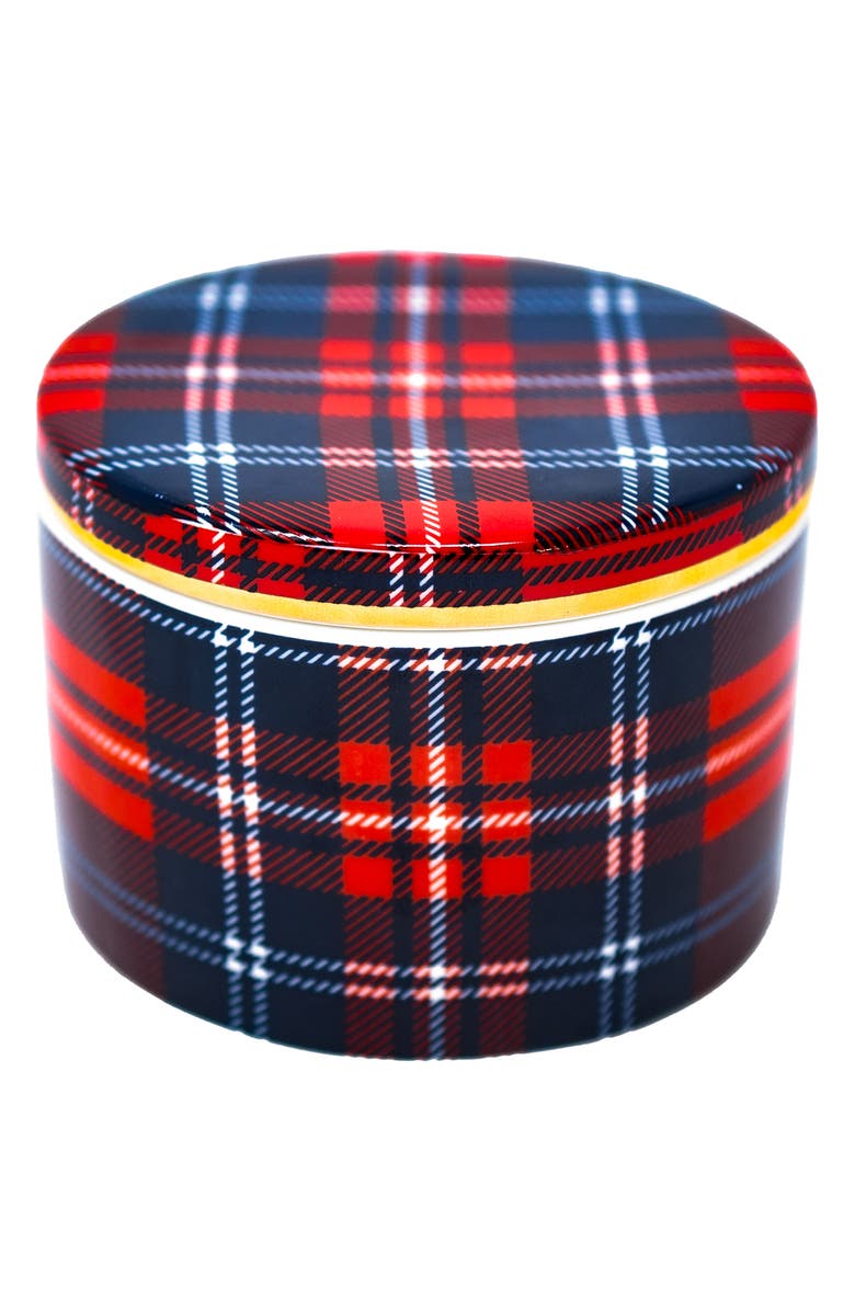 Draper James Angie Plaid Trinket Box, Main, color, Red Multi