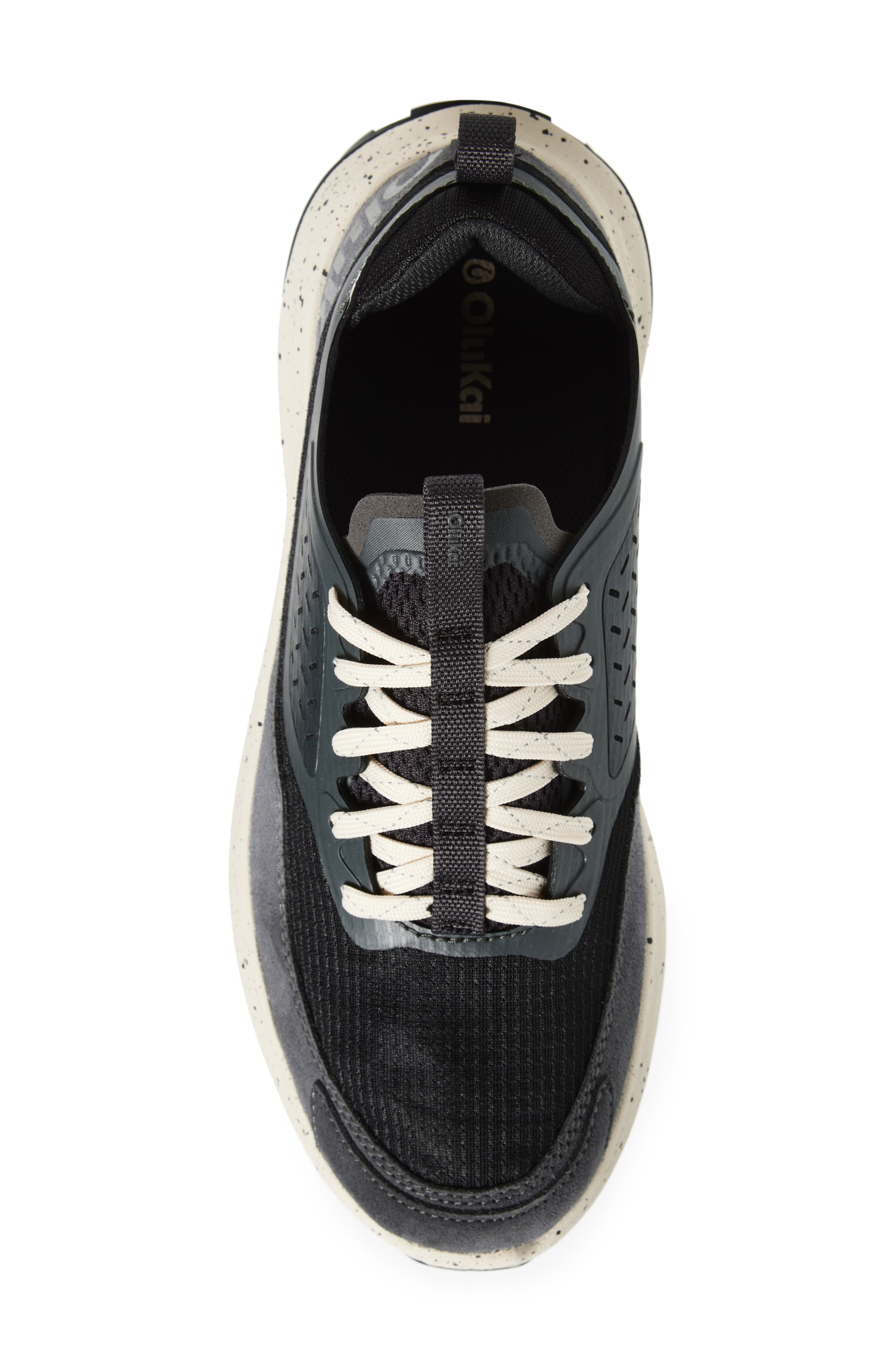 OluKai Makiki Water Resistant Trail Sneaker, Alternate, color, Lava Rock / Dk Shadow