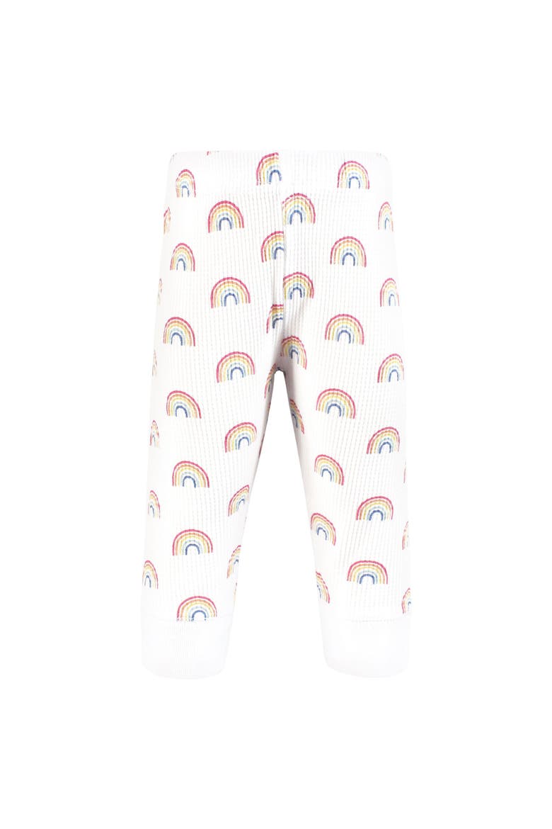 Warm Slim-Fit Ankle Pants 4-Piece Set, Alternate, color, Creative Rainbows