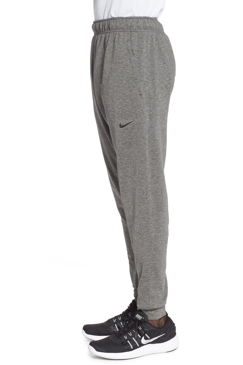 Transcend Dry Yoga Training Pants, Alternate, color, BLACK/ HEATHER/ BLACK