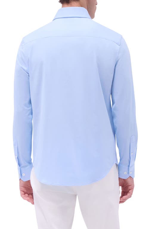 Bugatchi Devon Ooohcotton® Button-up Shirt In Blue