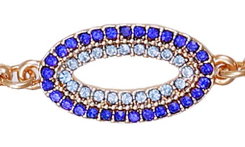 Vince Camuto Pavé Station Necklace In Gold Tone