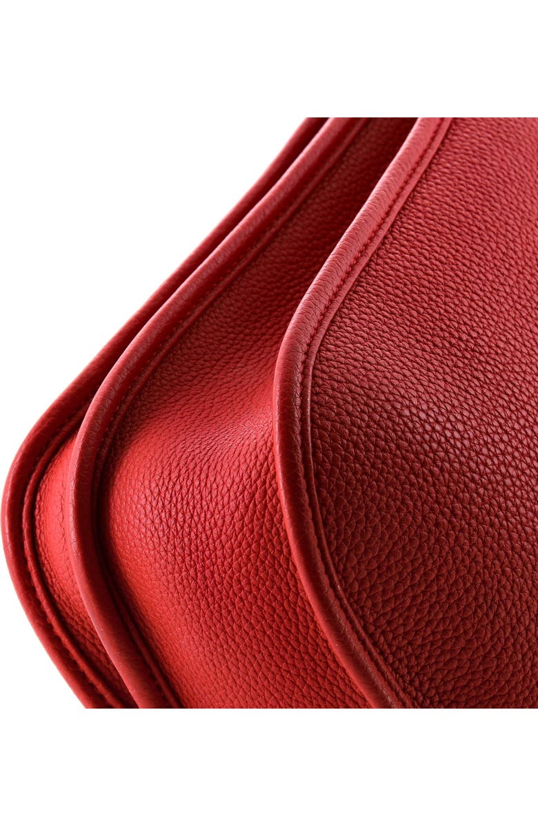 Pre-Owned Hermes Evelyne Bag Gen III Clemence PM, Alternate, color, Rouge Vif