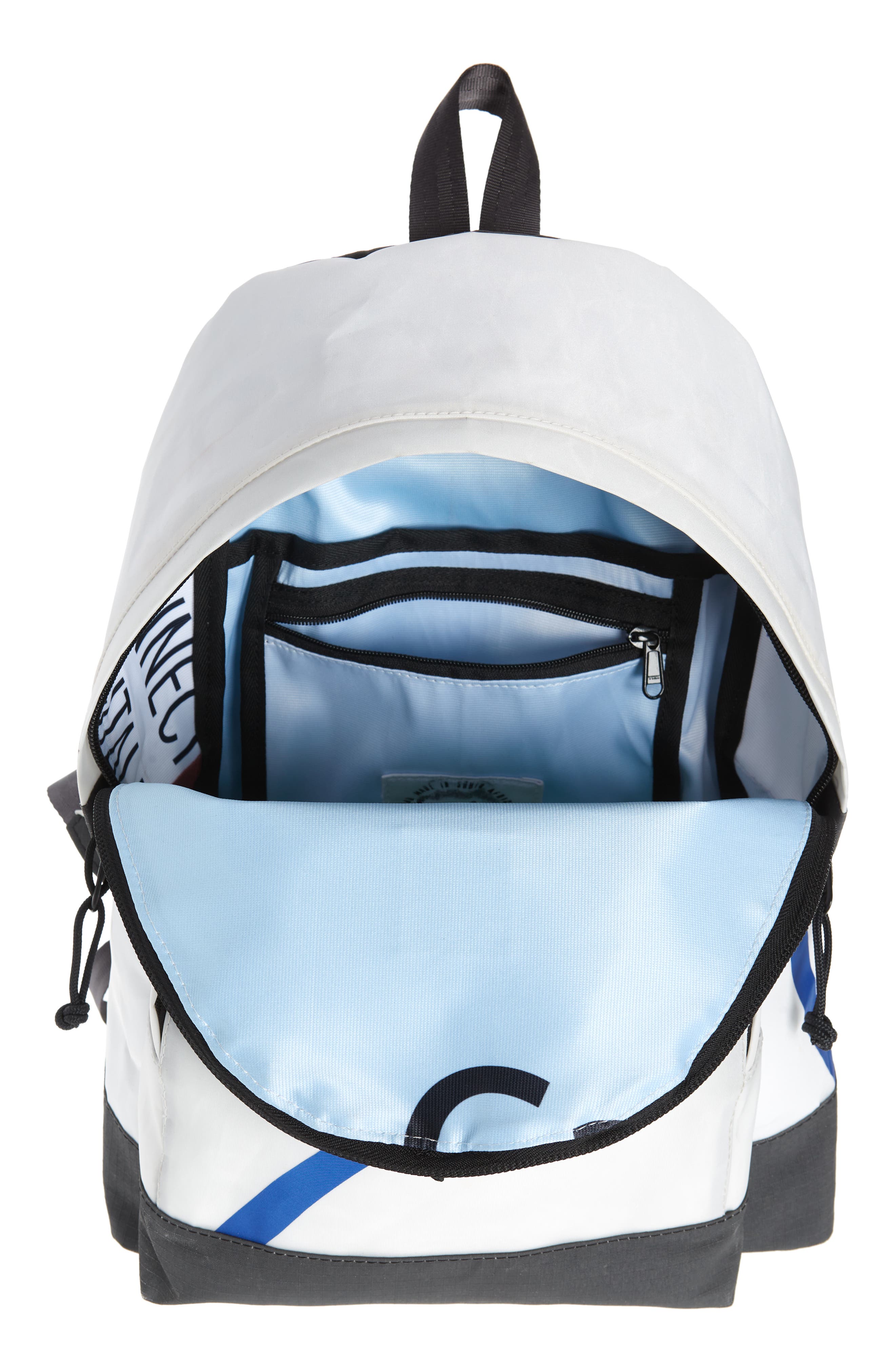 Archie Backpack, Alternate, color, WHITE/ BLUE/ CHARCOAL