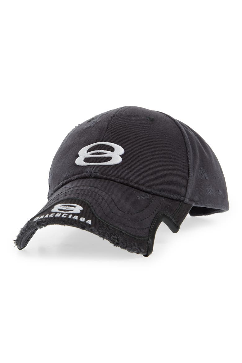 Double Unity Embroidered Distressed Baseball Cap (Men) | Nordstrom