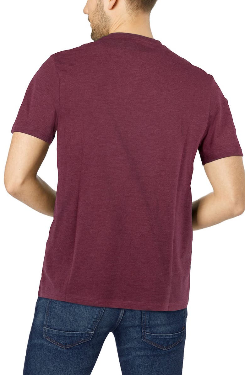 XRAY Crewneck Pocket T-Shirt, Alternate, color, Burgundy