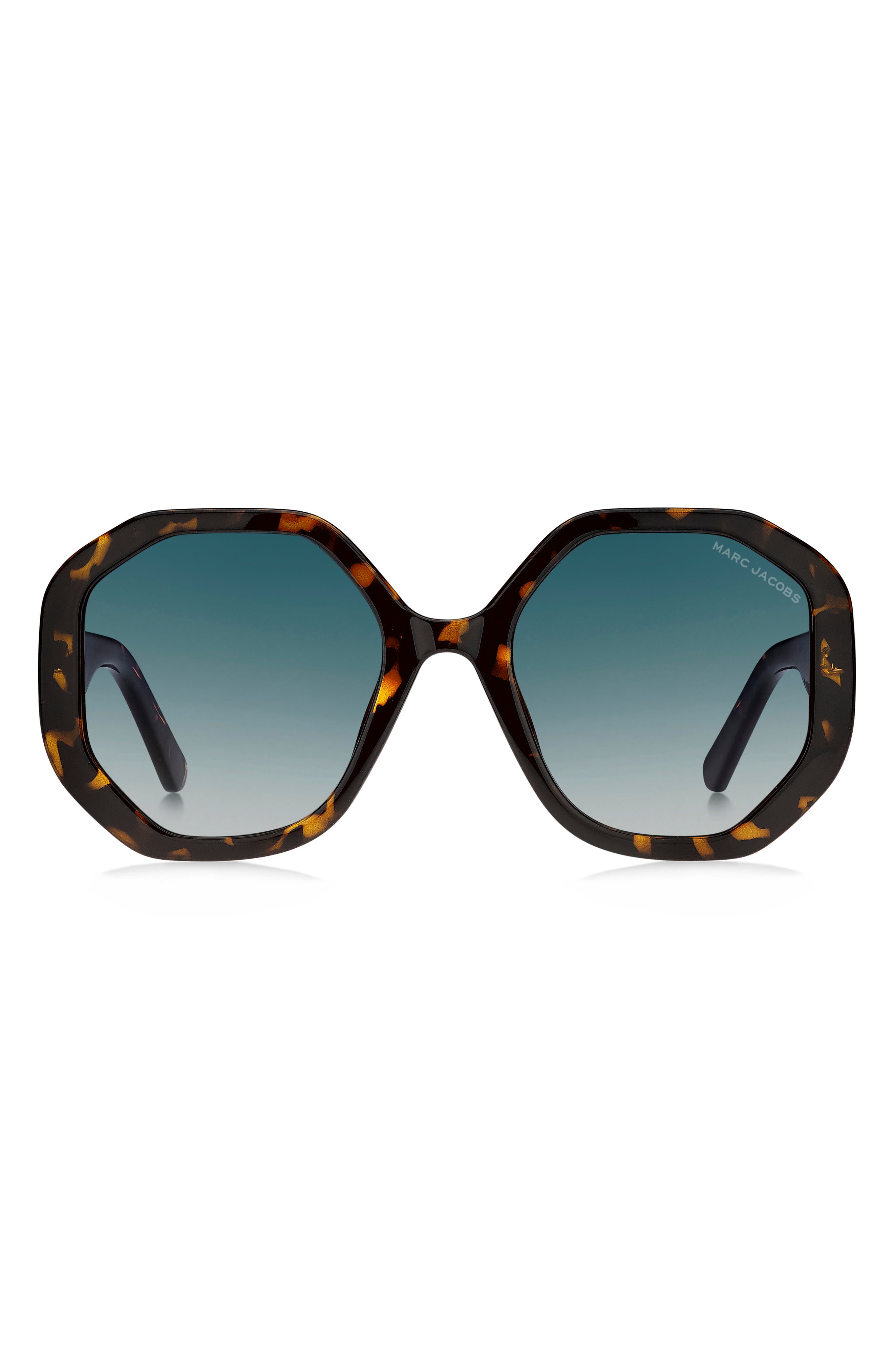 53mm Gradient Round Sunglasses