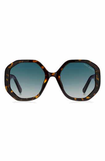53mm Gradient Round Sunglasses