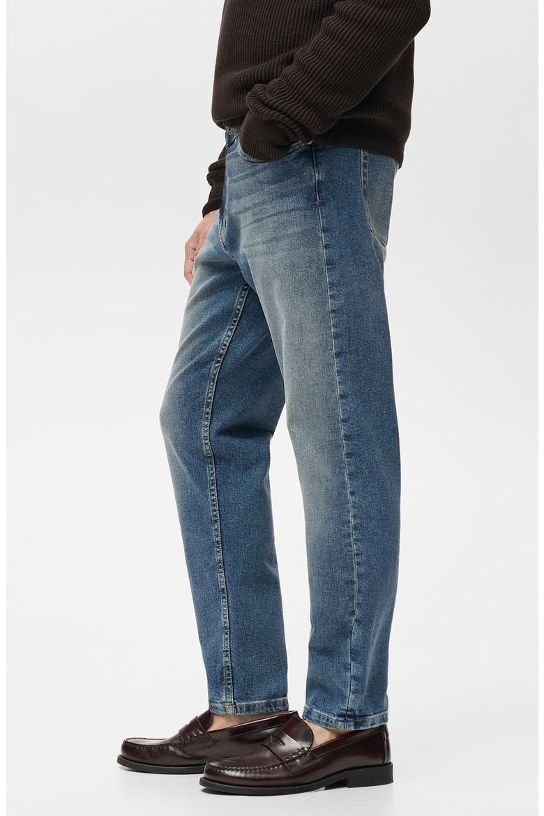 Benin Tapered Fit Jeans, Alternate, color, MEDIUM VINTAGE BLUE
