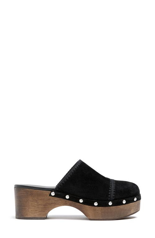 Cinq À Sept Saige Embroidered Clog In Black