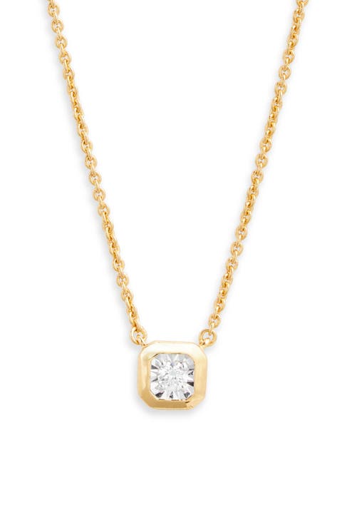 Lab Created Diamond Pendant Necklace