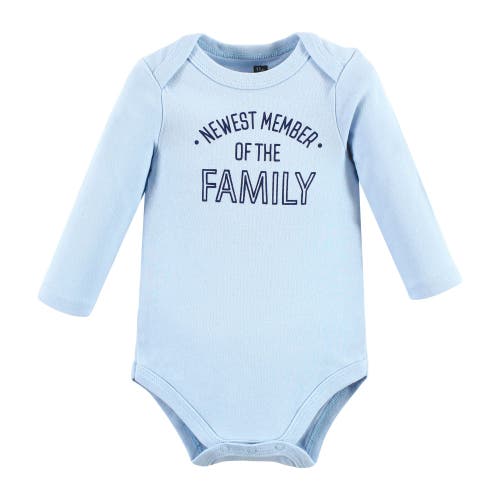 Hudson Baby Cotton Long-sleeve Bodysuits 3-pack In Multi