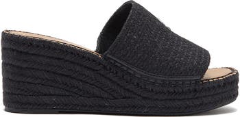 Claire Jute Wedge Slide Sandal