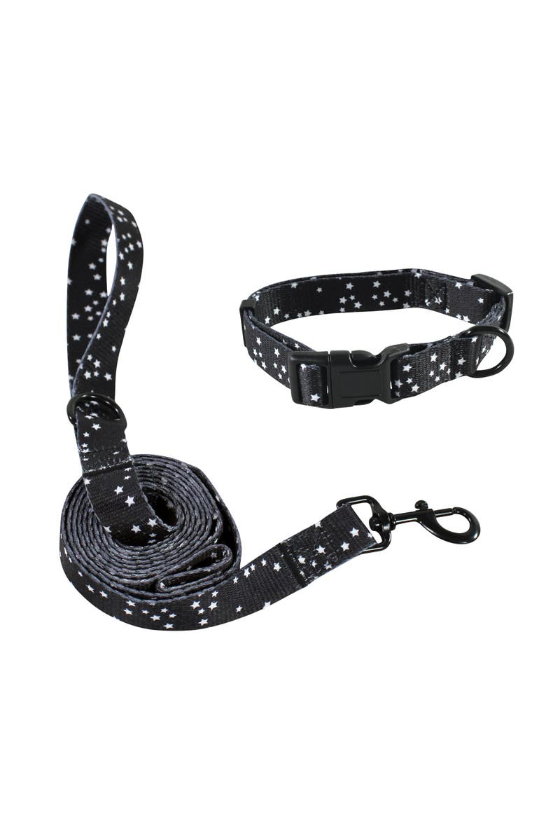 Luvable Friends Pet Collar and Leash Set, Main, color, Constellation