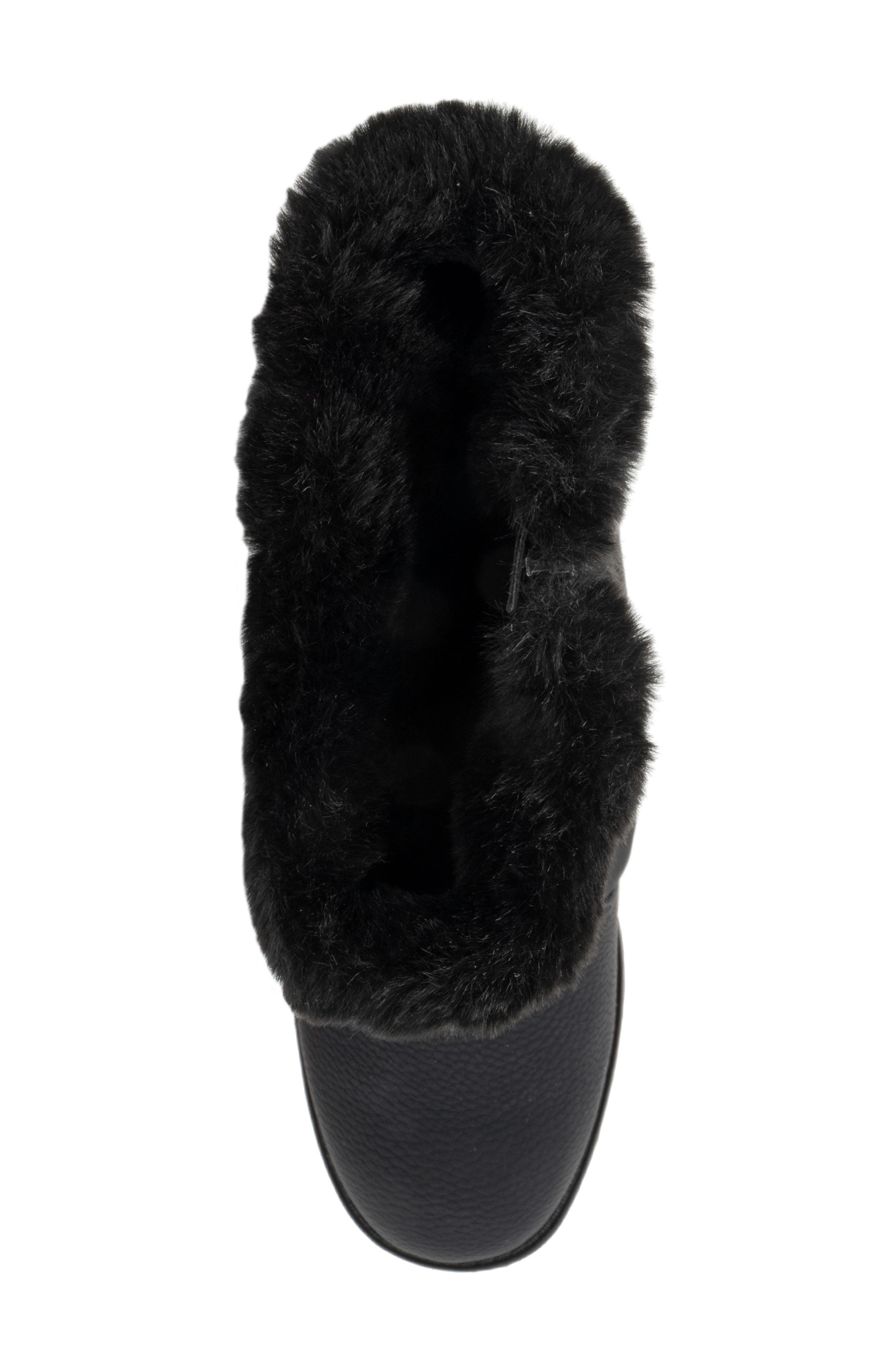 Trotters Benji 3.0 Faux Fur Water Resistant Boot, Alternate, color, 