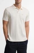 Barbour Harworth Textured Stripe Cotton Polo