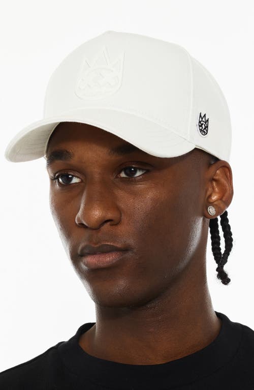 Cult Of Individuality Logo Trucker Hat In White