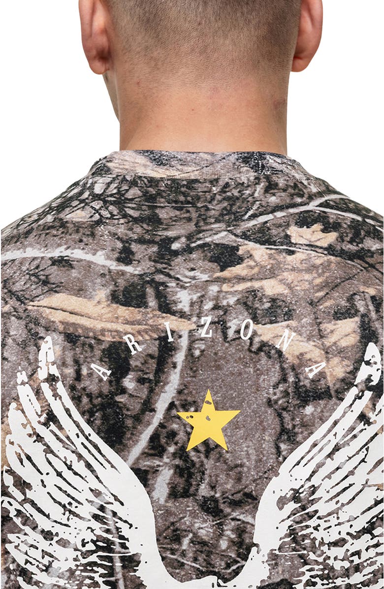 Good For Nothing Arizona Woodland Camo T-shirt, Alternate, color, Green