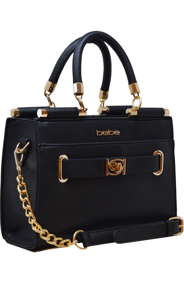bebe Alex Small Satchel, Alternate, color,