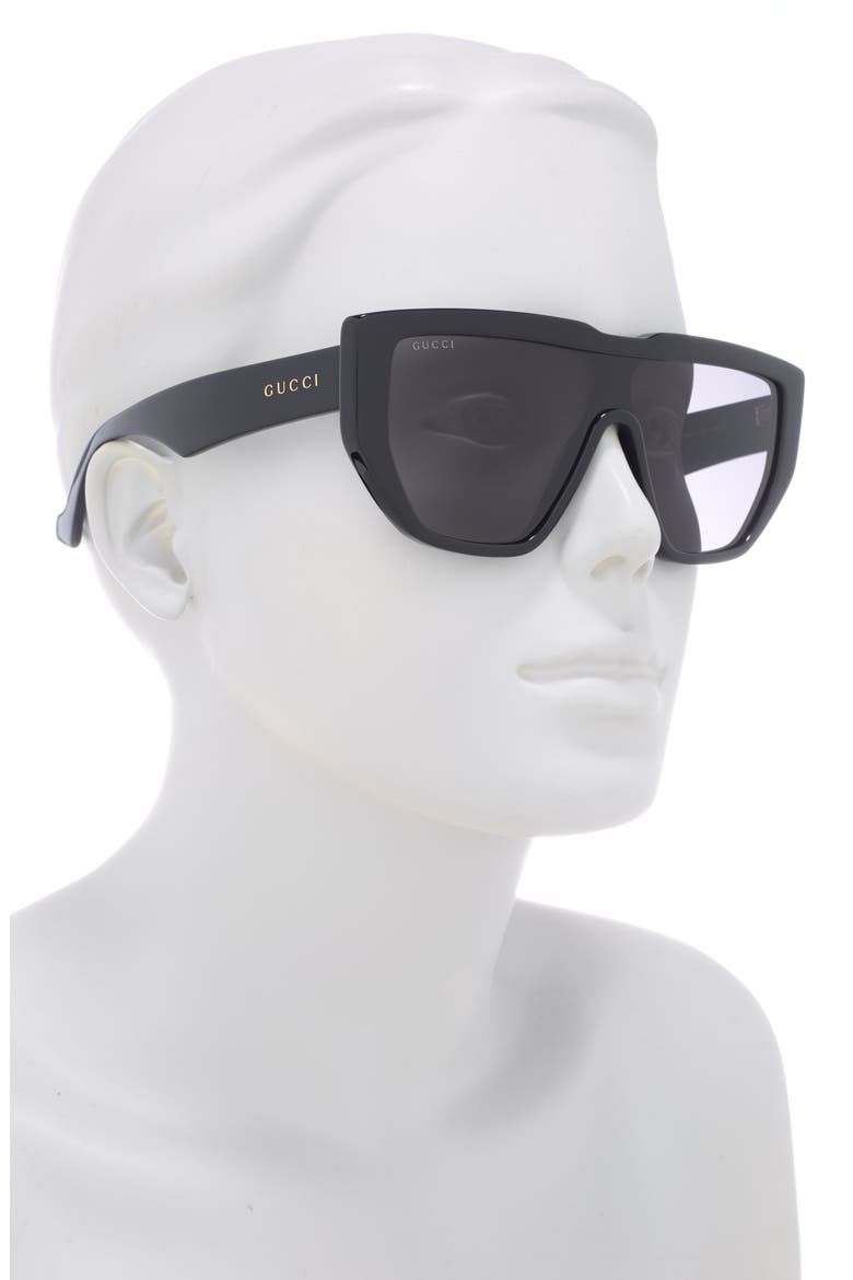 99mm Shield Sunglasses, Alternate, color, BLACK BLACK GREY