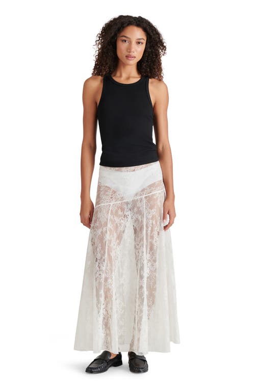Steve Madden Veera Lace Maxi Skirt In Brown