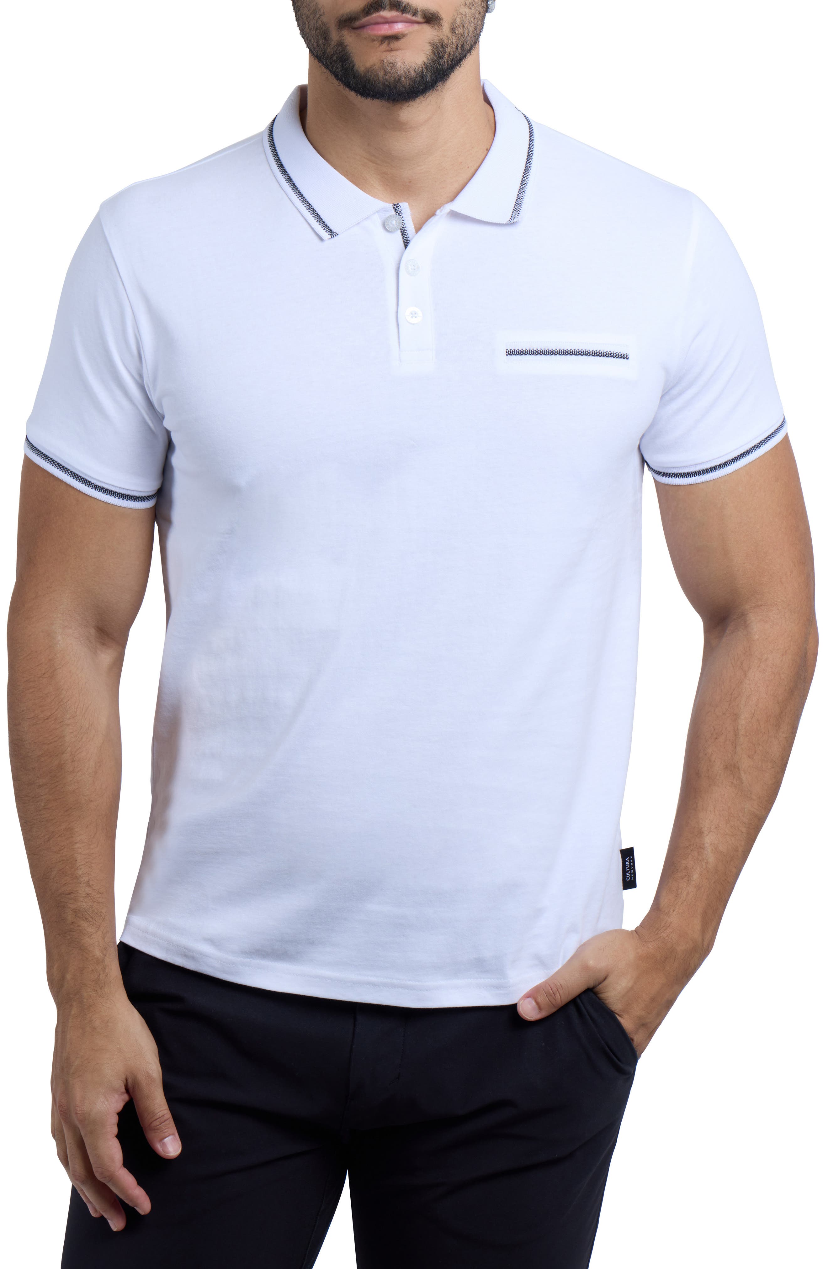 WHITE/ BLACK