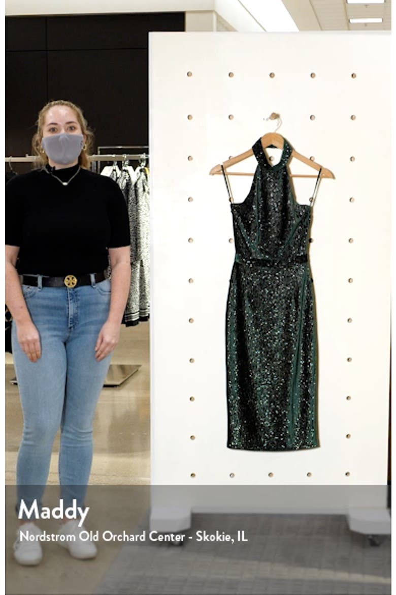 Diamate Velvet Halter Neck Dress video