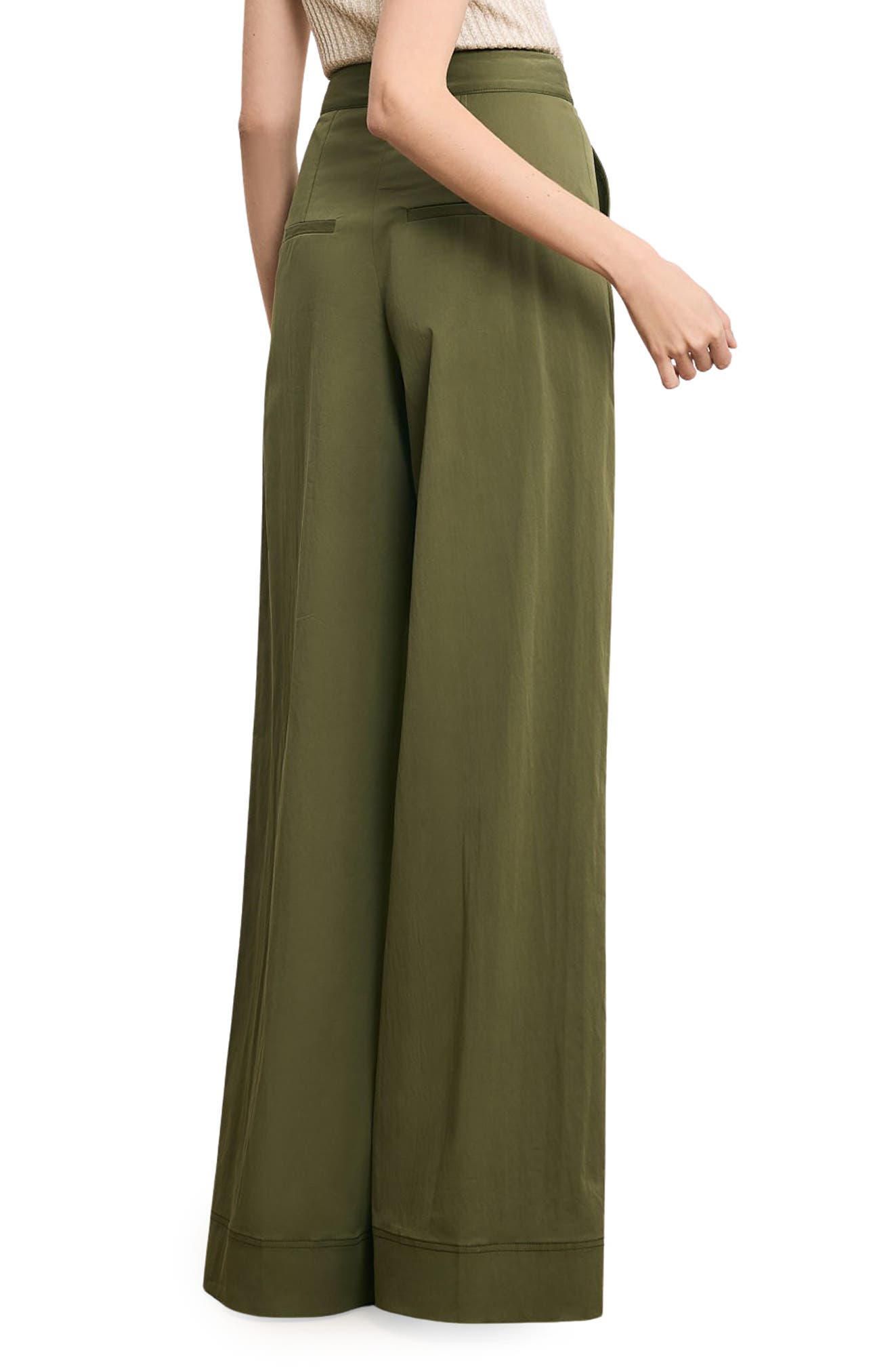 Heron Pleated Wide Leg Pants - image 4