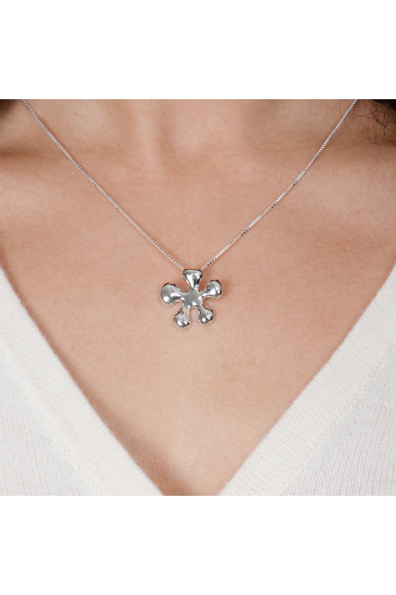 Splash Pendant, Alternate, color, Sterling Silver