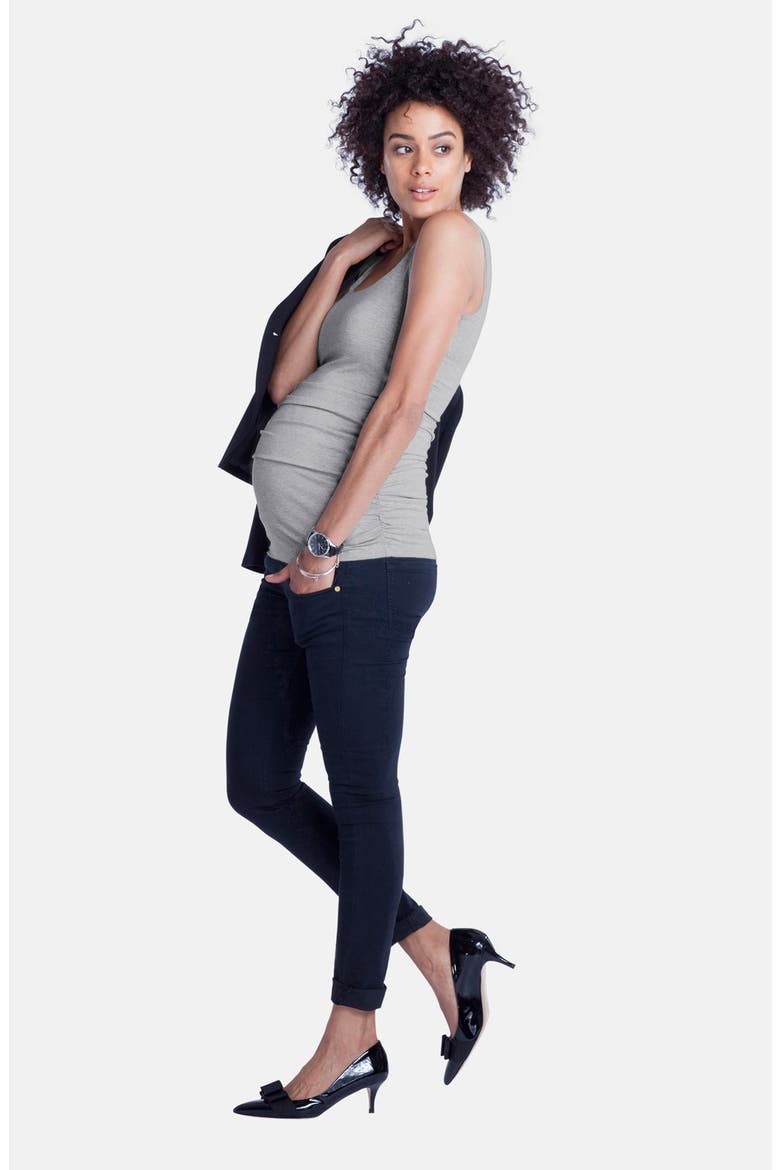 'Zadie' Stretch Maternity Skinny Jeans, Alternate, color, INDIGO