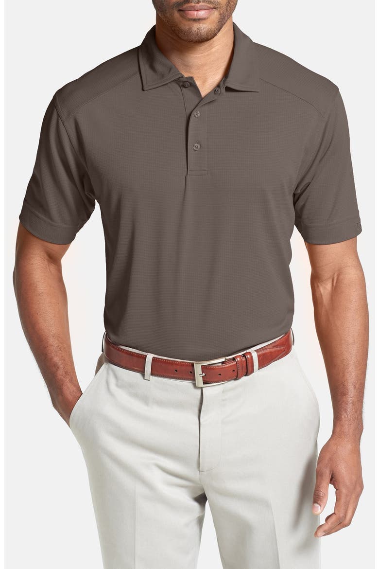 Genre DryTec Moisture Wicking Polo, Main, color, CIRCUIT TAUPE