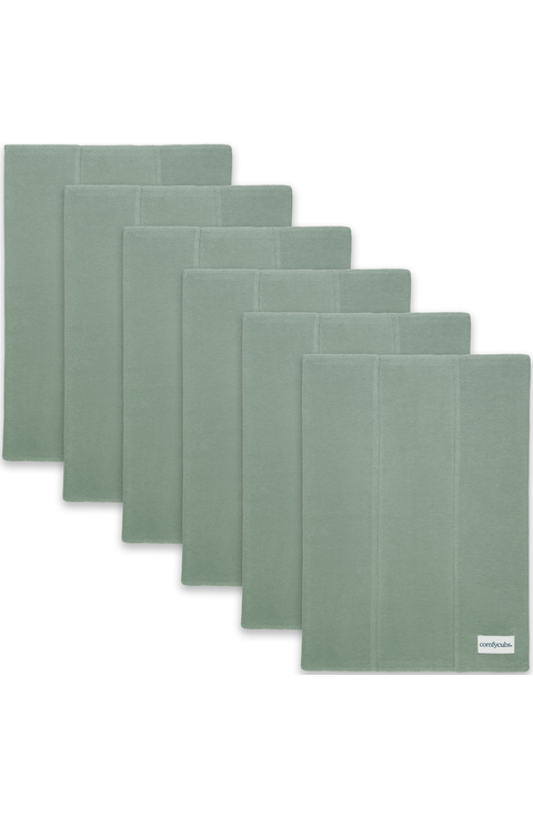 Cotton Burp Cloths - Pack of 6