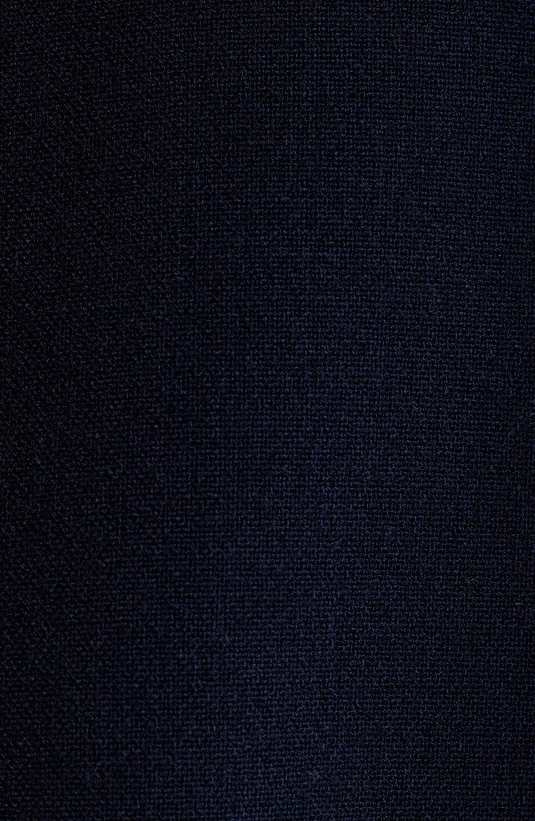 Tahari ASL Collarless Button Jacket, Alternate, color, New Navy