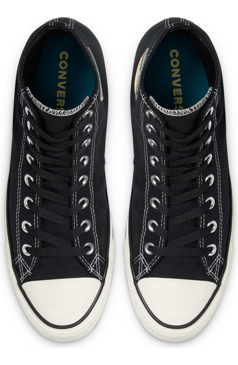 Converse Chuck Taylor<sup>®</sup> All Star<sup>®</sup> High Top Sneaker, Alternate, color, Z/Dnu/Black