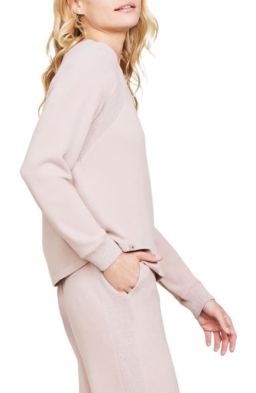 BAREFOOT DREAMS BAREFOOT DREAMS MALIBU COLLECTION® BRUSHED FLEECE SWEATSHIRT