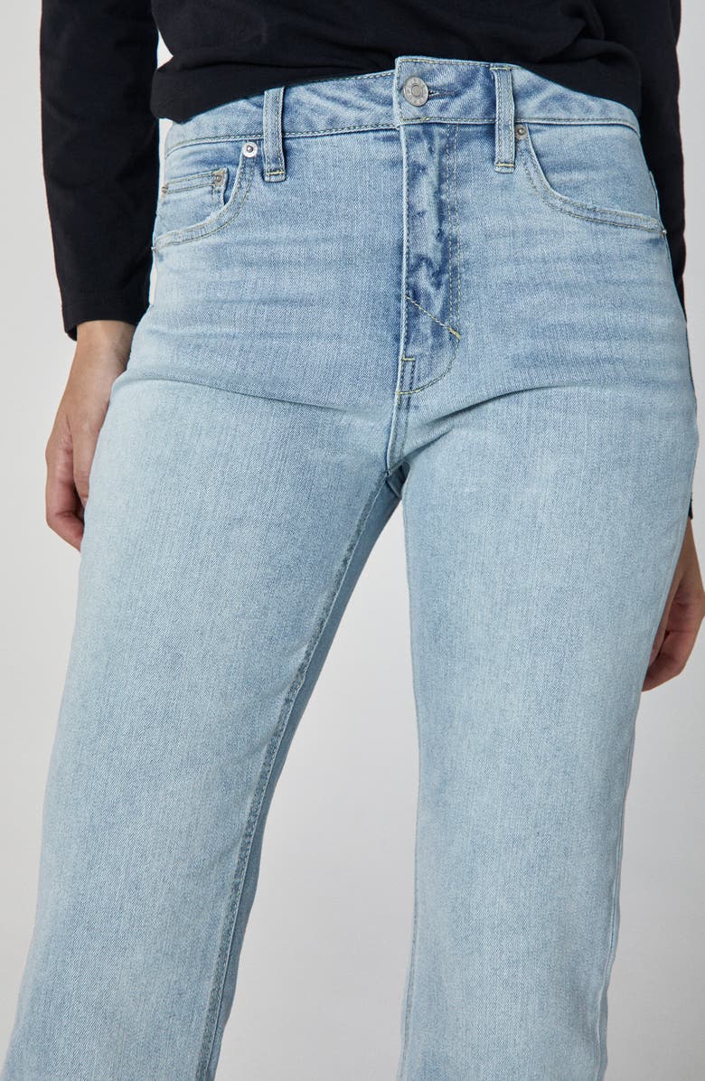 Unpublished Marlow Raw Hem Mid Rise Crop Flare Jeans, Alternate, color, 