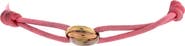 Pre-Owned Cartier Trinity On Cord Bracelet Silk Cord with 18K Tricolor Gold