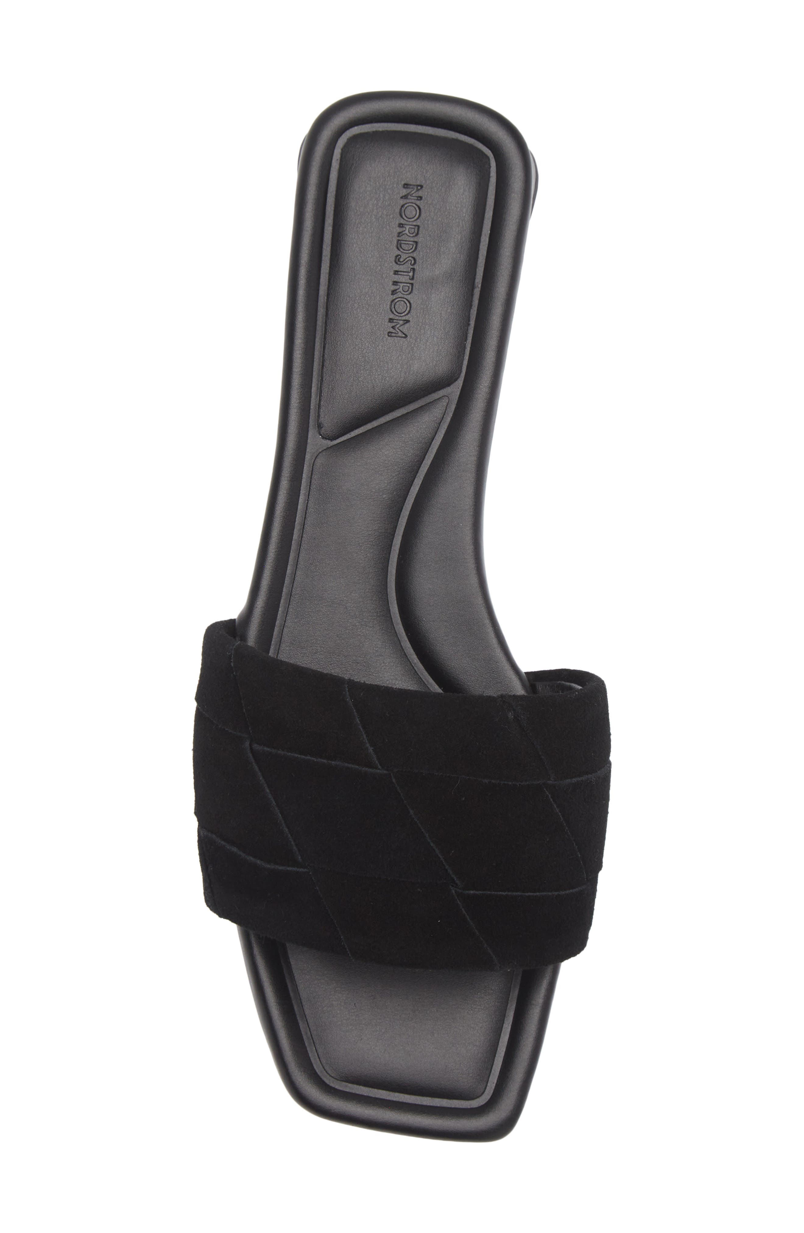 Nordstrom Brynn Slide Sandal, Alternate, color, Black