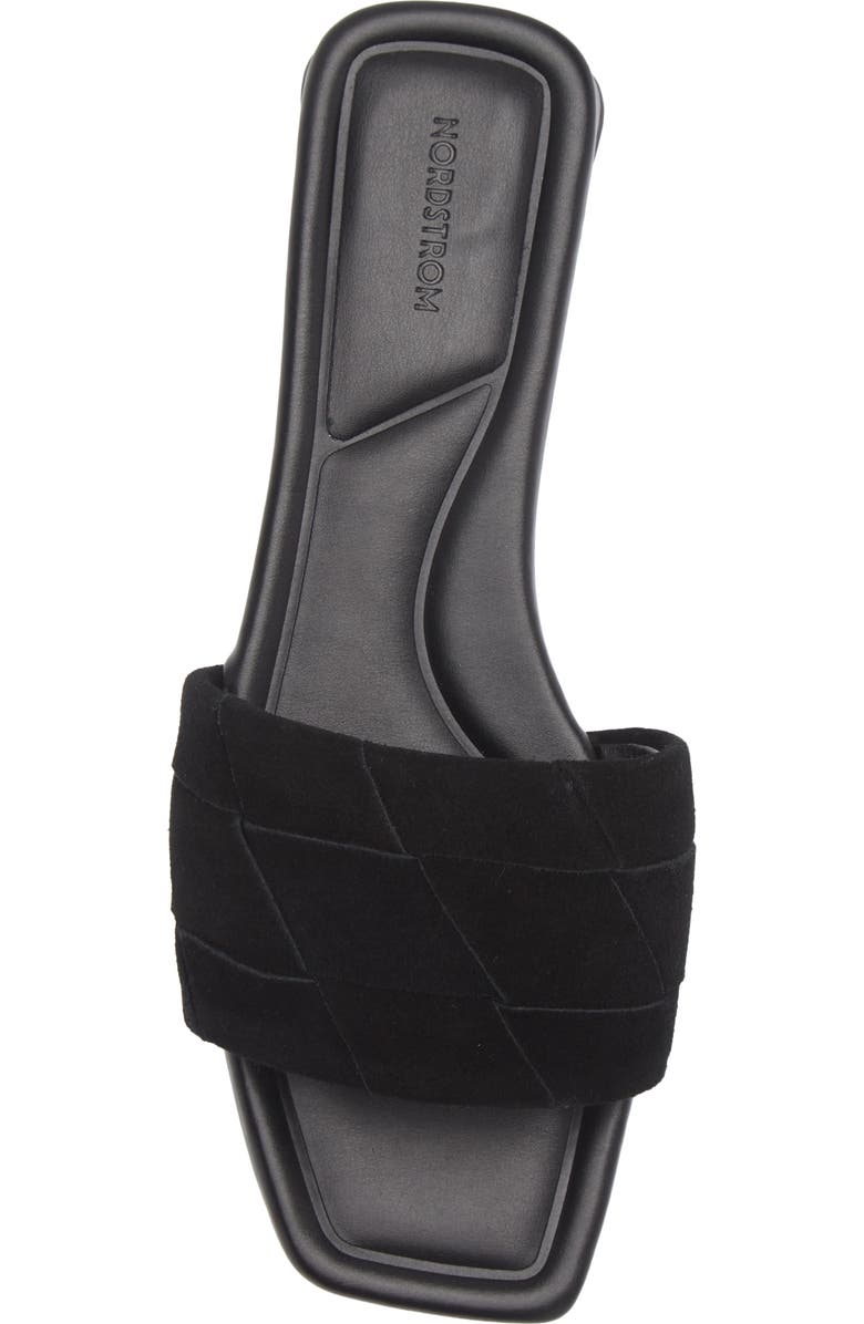 Nordstrom Brynn Slide Sandal, Alternate, color, Black