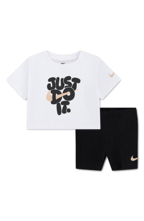 Bold Play Graphic T-Shirt & Shorts Set