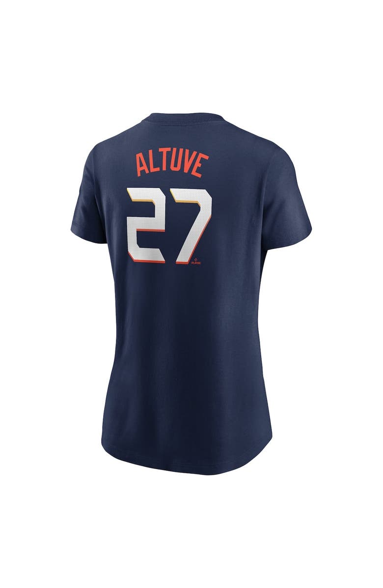 Nike Women's Nike Jose Altuve Navy Houston Astros 2025 City Connect Fuse Name & Number T-Shirt, Alternate, color, Navy